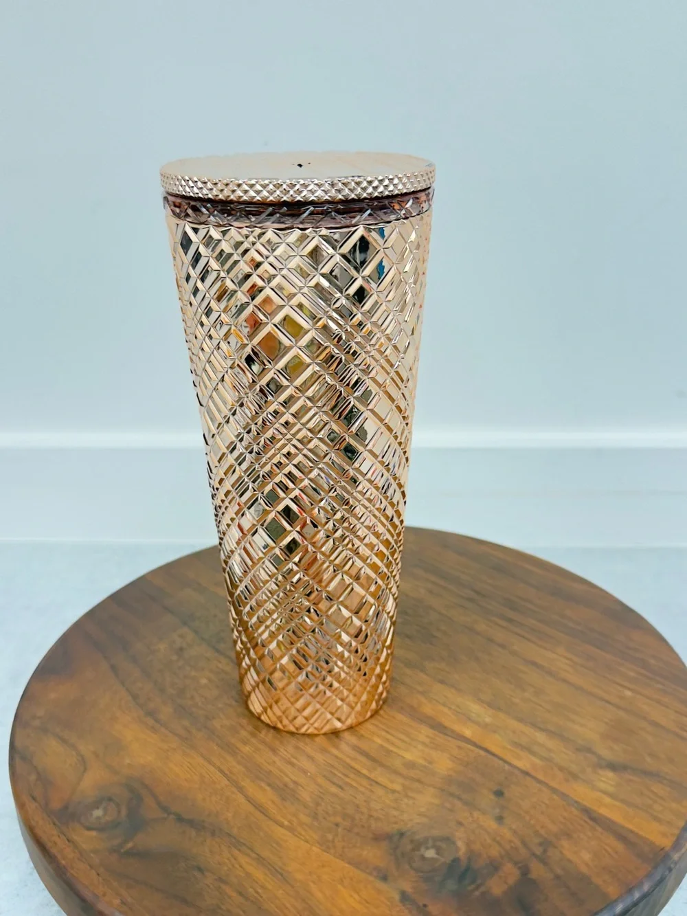 Starbucks Rose Gold Textured Tumbler‎